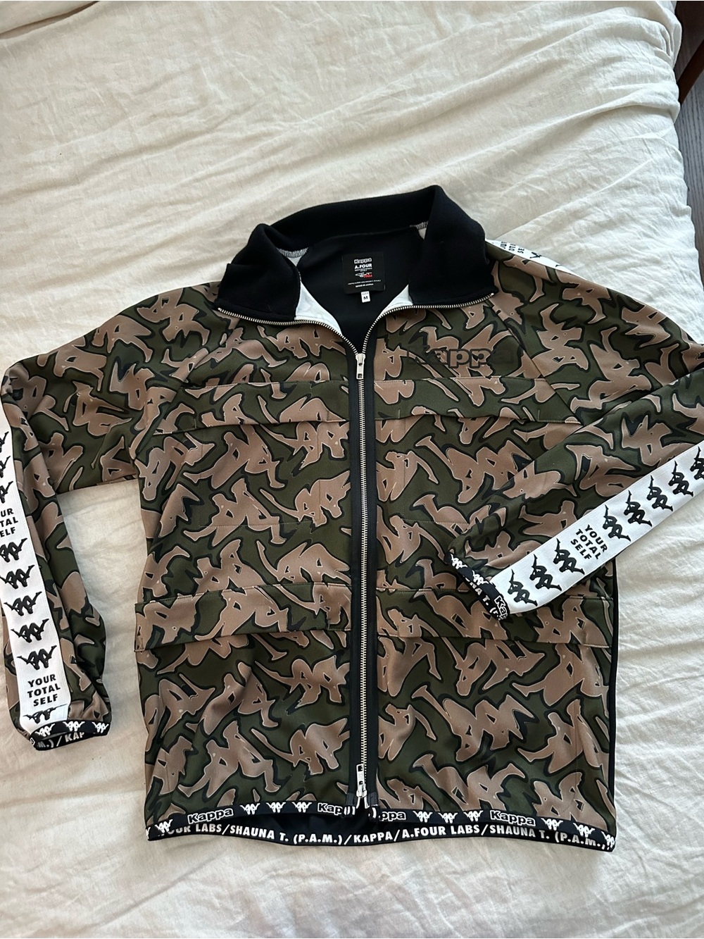 Kappa Men’s Camo Zip-Front Track Jacket